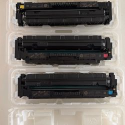 HP Laser Jet 410X Ink Cartridges Blue/Cyan/Yellow New