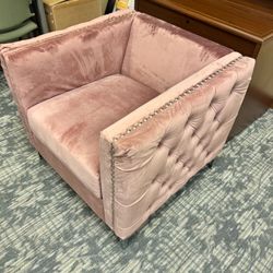 Pink couch seat