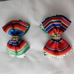 Mexican Theme Bow Pair