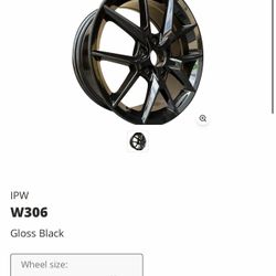 Brand New In Box 18 Inch Glossy Black Wheels