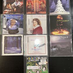 CHRISTMAS CDs Vintage Bundle Lot Of 10 CDs VARIOUS ARTIST Holiday Songs