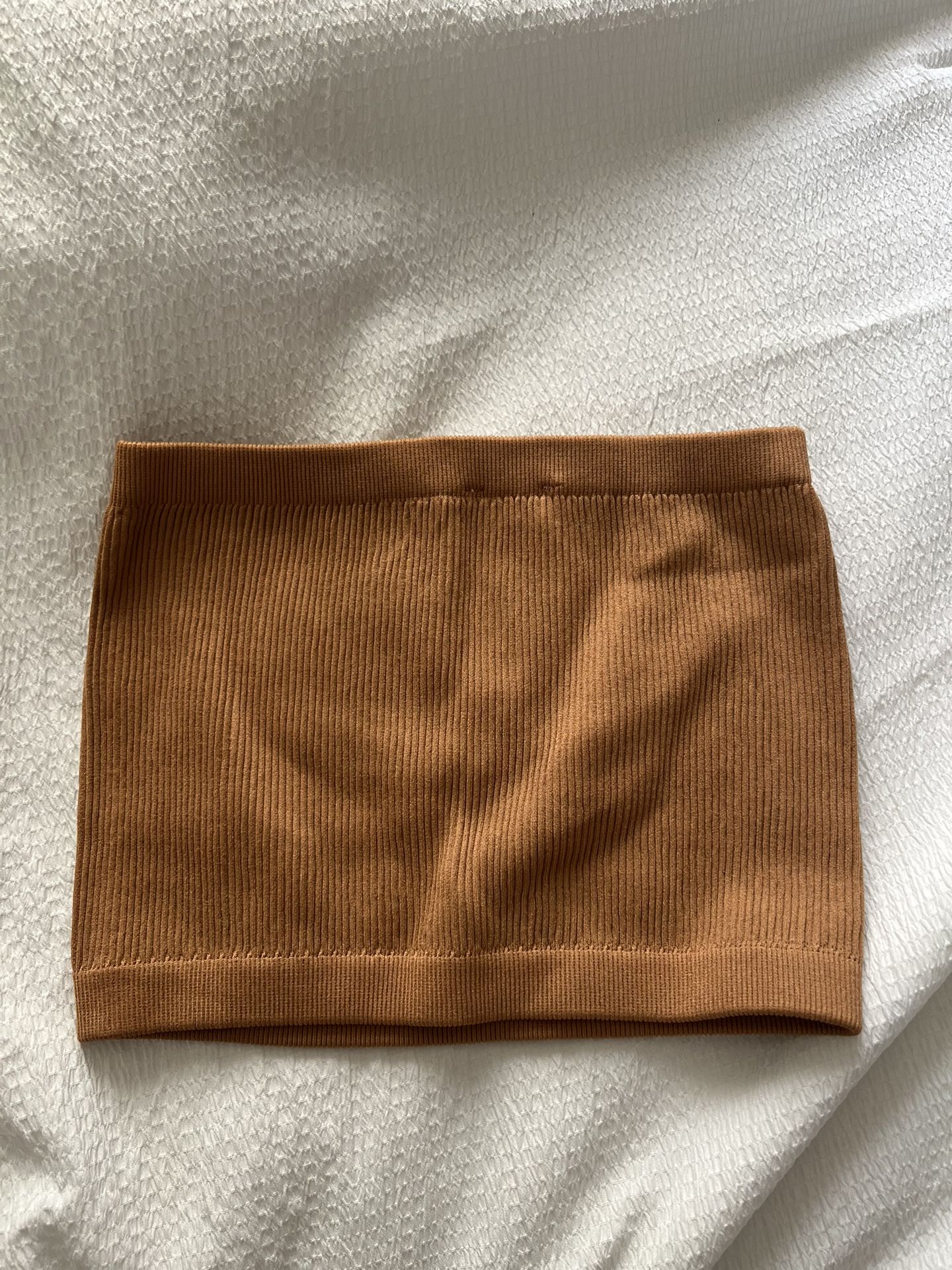 burnt orange tube top