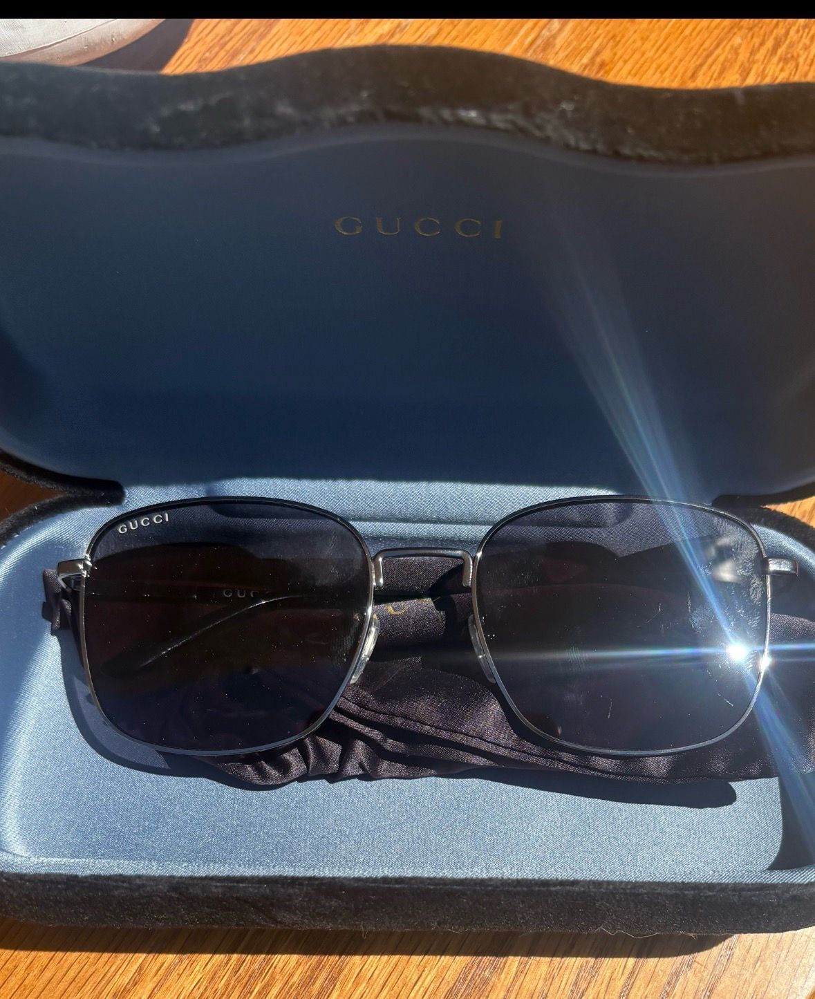 Brand new gucci shades with case