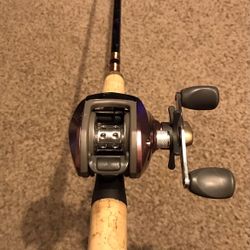 Pflueger Lady Endeavor Bait casting rod and reel combo