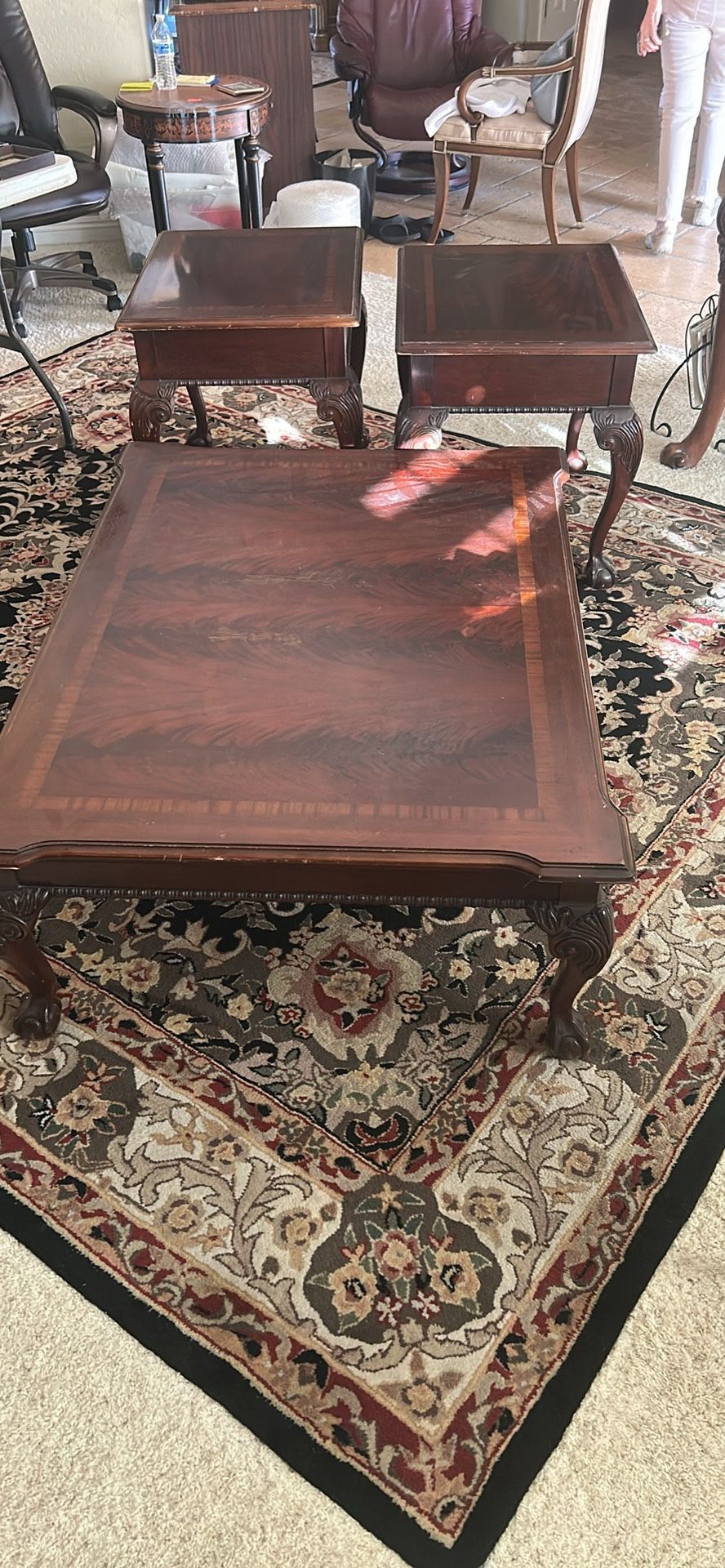 Thomasville Cocktail/Coffee Table and Matching End Tables