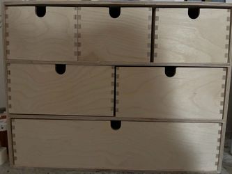 IKEA Small Wooden Chest with Drawers