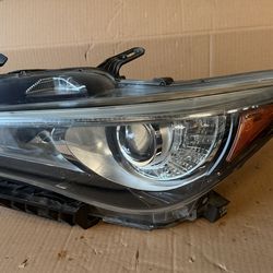 2014 2017 Infiniti Q50 left side headlight non adaptive
