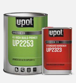 Upol 2253 & 2323 2K 4:1 Grey High Build Urethane Primer Kit