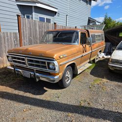 1971 Ford F100 Sport Custom Explorer Pickup Truck