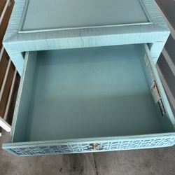 Wicker End Table 