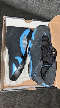 Jordan retro 14 blue and black size 6.5