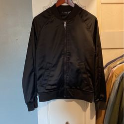 reversible bomber jacket