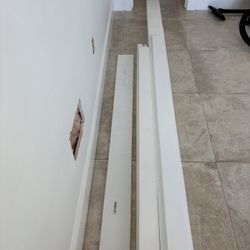 White Baseboards & Door Trim