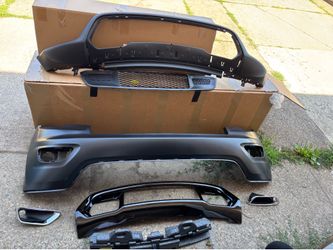 2016-2019 Jeep Grand Cherokee Overland Front Bumper Complete Kit