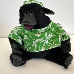 Harry D. Ape Sing & Dance Musical Animated Gorilla Plush Hot! #30102 Gemmy 1997