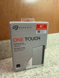 Seagate One Touch Externe Festplatte HDD 4TB 2,5 USB 3.0 Silber Model Srdovn3