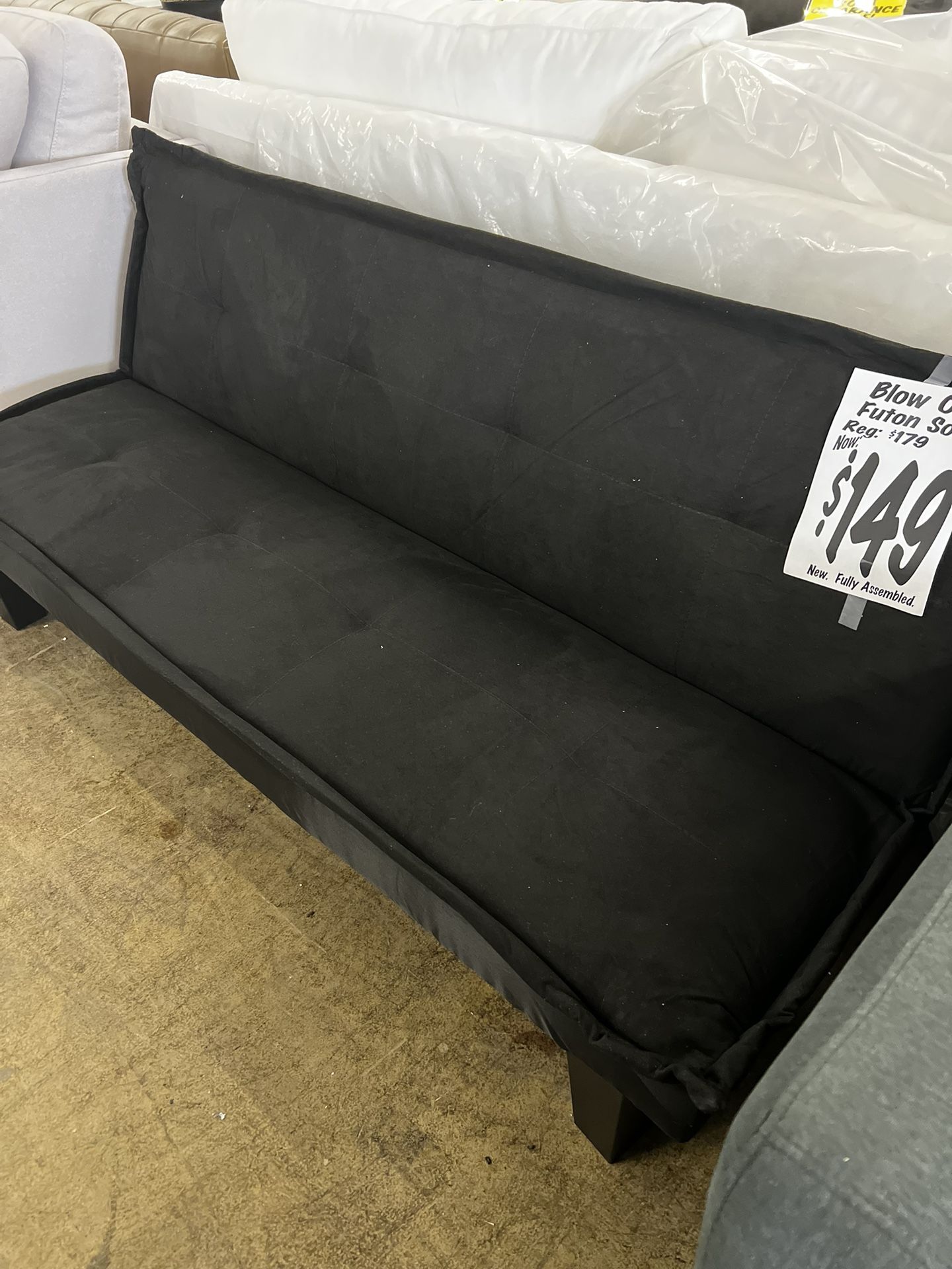SALE! BRAND NEW Black FUTON Sofa Bed (was 175) for Sale in San Antonio