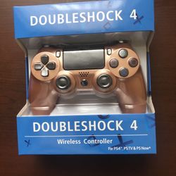 New PS4 Controller Gold