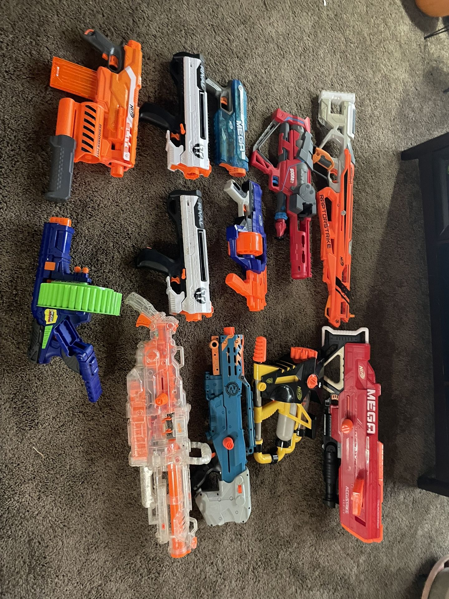 Lot of Nerf Guns