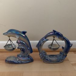 Dolphin Candle & Oil  Holders