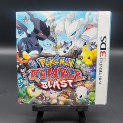 Pokémon Rumble Blast 3DS Manual Only 