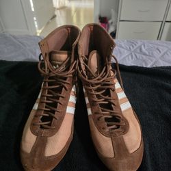  Brown Vintage Adidas 10.5 [  Collectors Item]