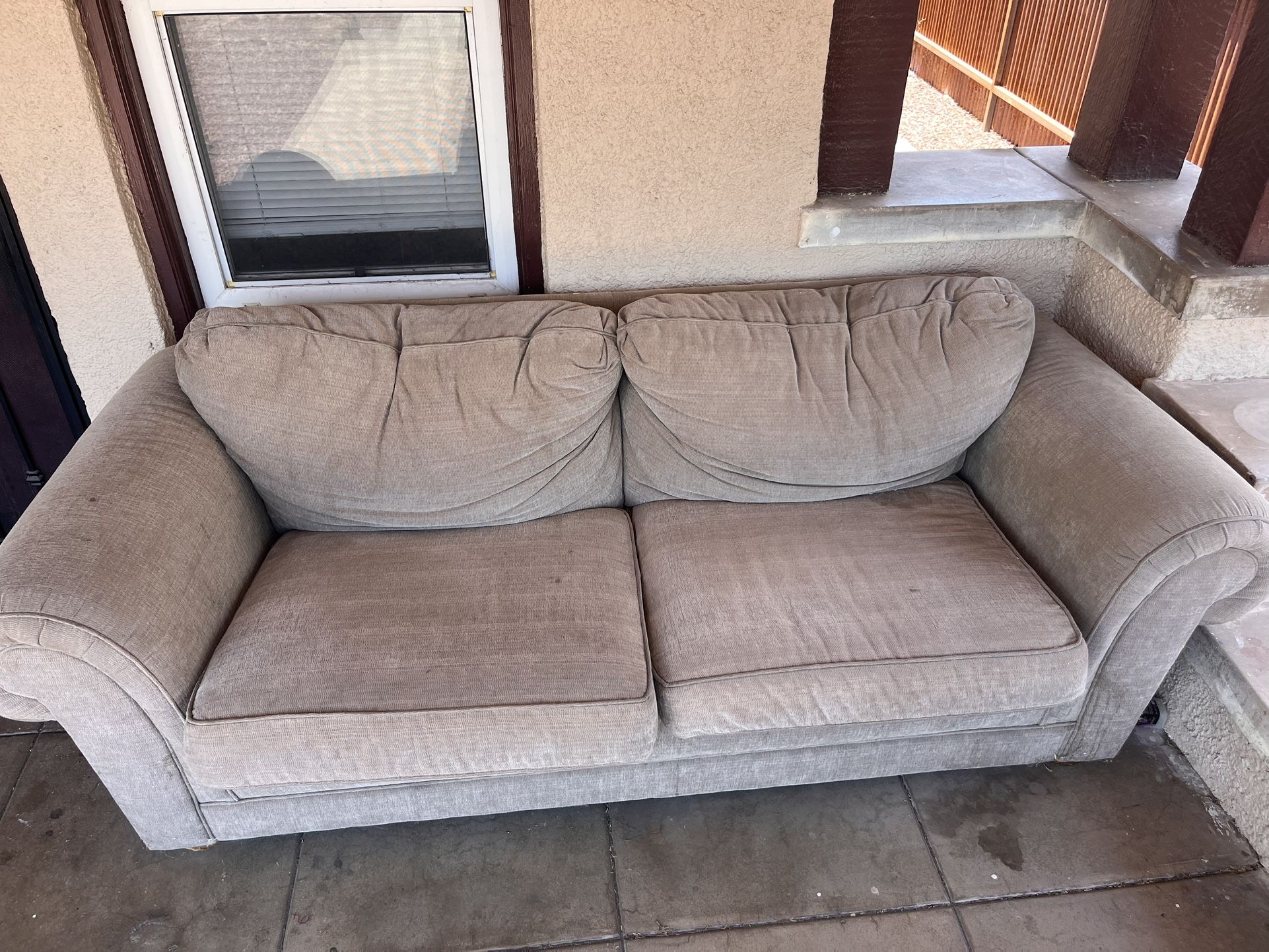 Gray/brown Couch *Open To Offers As Well*