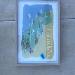 California Picture With Frame