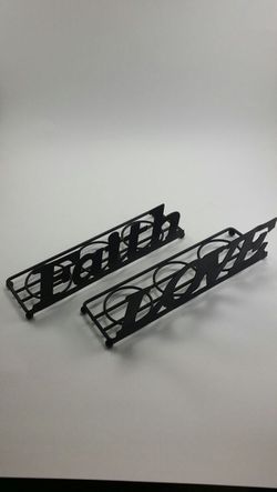 Wrought Iron Candle Holders LOVE FAITH