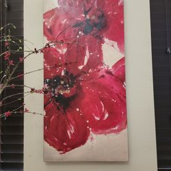 Red Flower Painting 
