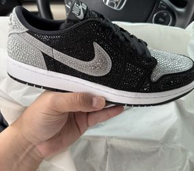 Jordan 1 Low Shadow Swarovski DS 9.5wmn