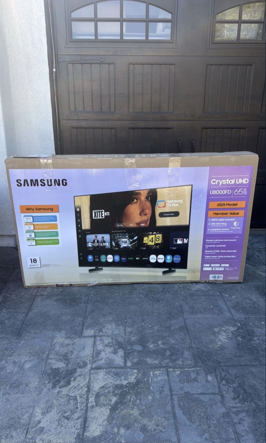 MV 65U8000FD 65” Samsung smart 4k led Uhd tv