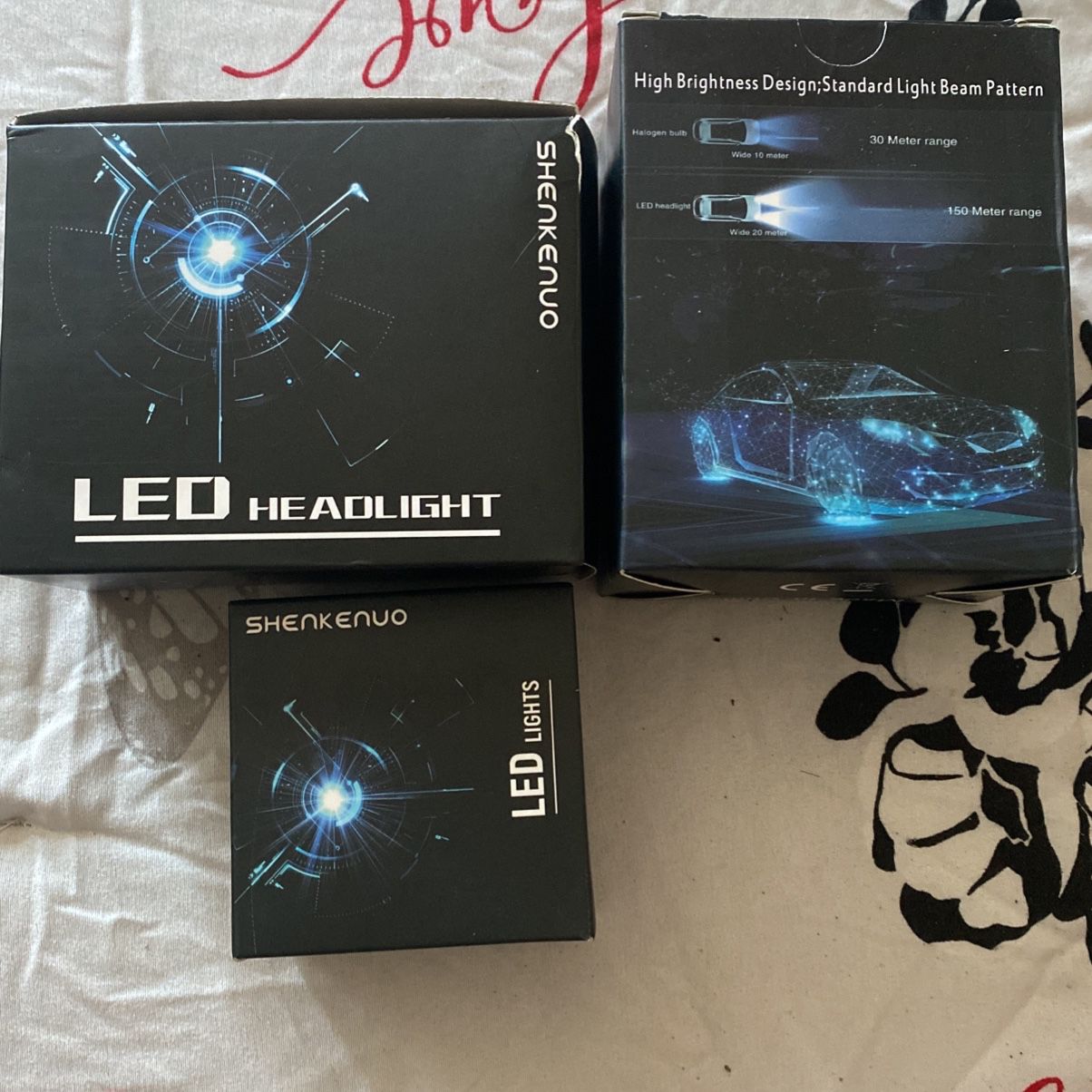 LED blue headlights