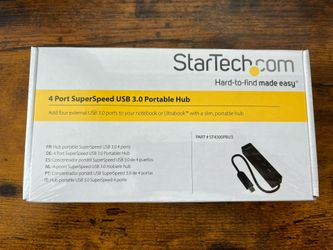 Docking Station- 4 Port Portable SuperSpeed USB 3.0 Hub