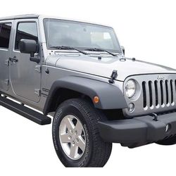 Jeep 6-Inch Step Running Boards; 