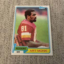 1981 Topps Art Monk 