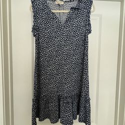 Michael Kors Sleeveless Printed Mini Dress Size S