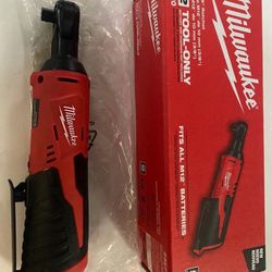 MILWAUKEE RATCHET M12 NEW 3/8 NEW  TOOL ONLY $90 FIRM FIRM