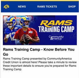 Rams training camp 2026