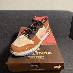 Nike Dunk x Social Status Free Lunch Chocolate Milk