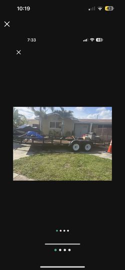 7 X 20 Heavy Duty Landscape/Utility Tráiler 