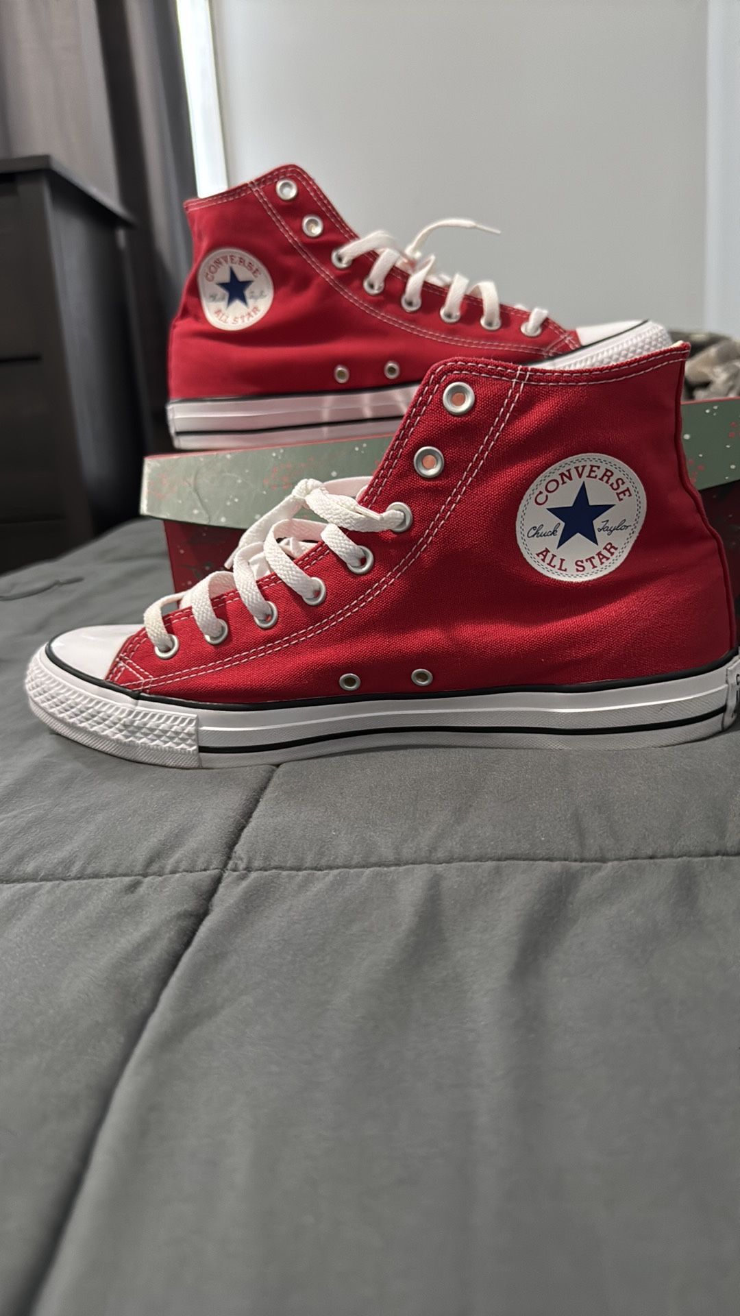 Red High-Top Converse