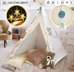 ORIAN TOYS tee pee play tent W starlights