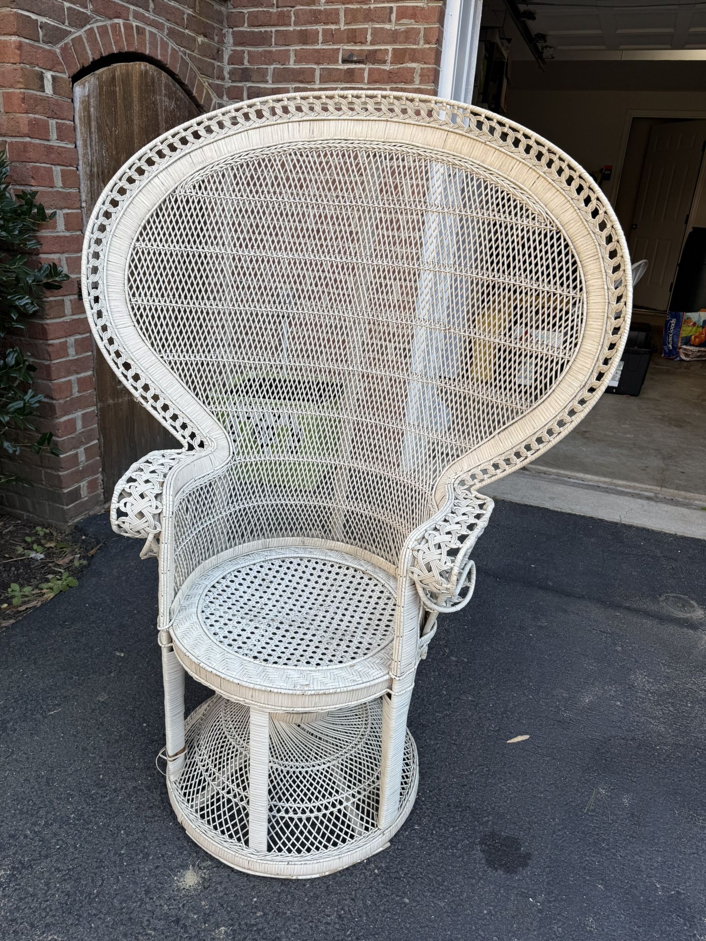Vintage Peacock Chair