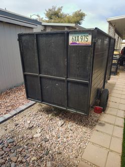 4x8 enclosed trailer