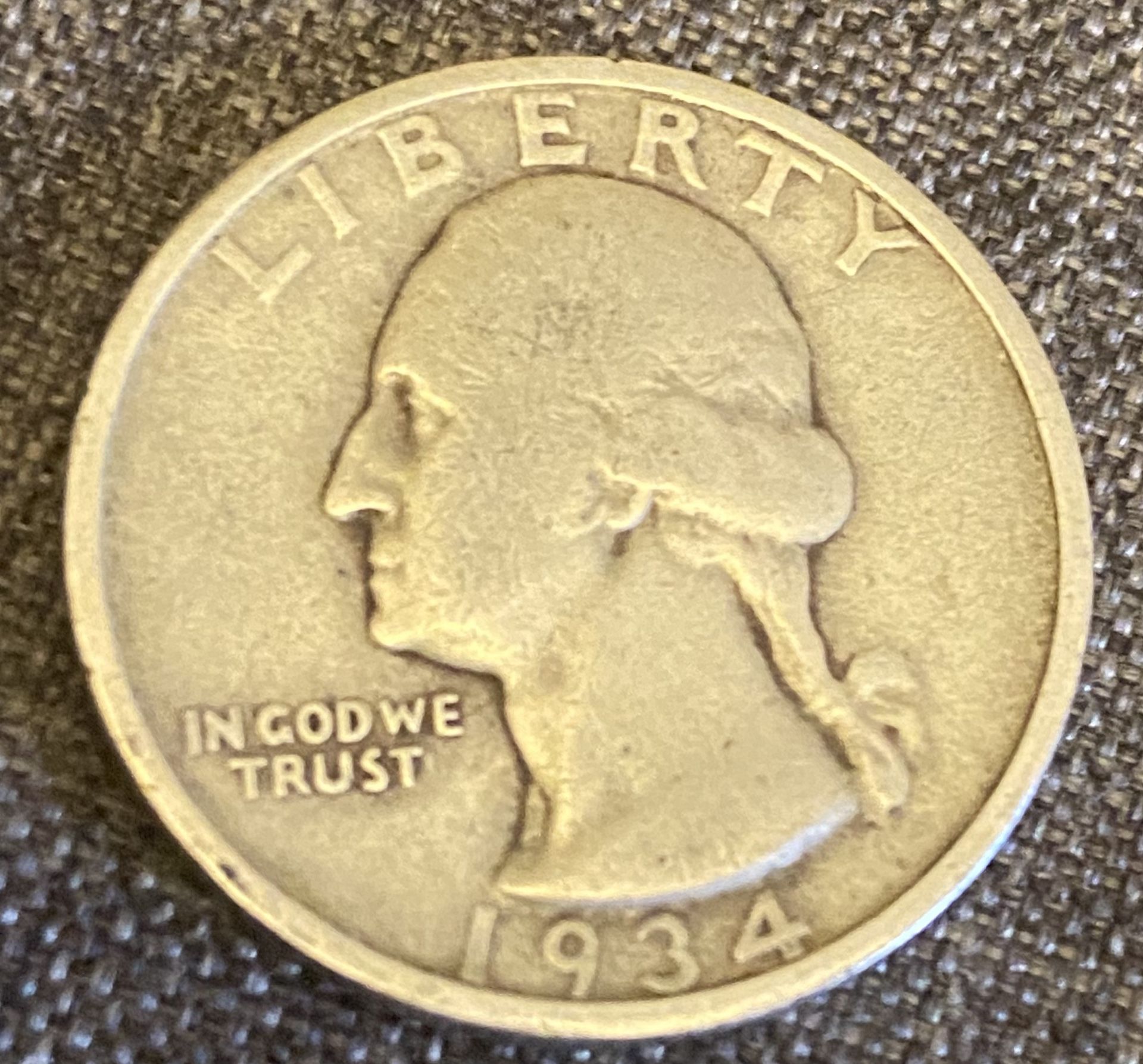 25 cents 1934