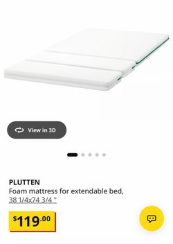 IKEA PLUTTEN Foam Mattress