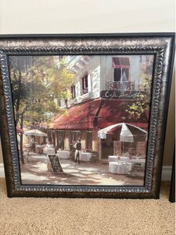 Cafe Berlotte Framed Prints (2)