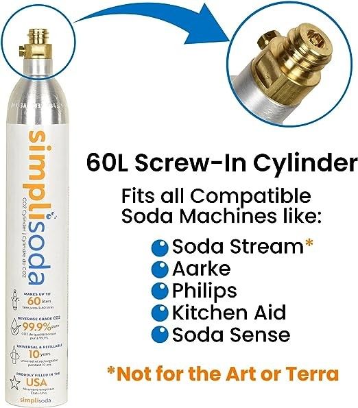 Simpli Soda Cylinders two