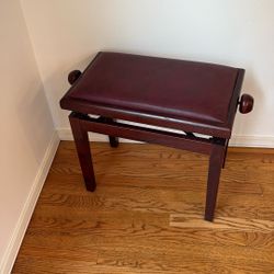 Piano Bench Mahogany